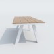 IdealPatio - Обеденная группа Ideal Patio Mirra Sola 180 Цвет: белый IdealPatio - Обеденная группа Ideal Patio Mirra Sola 180 Цвет: белый