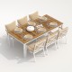 IdealPatio - Обеденная группа Ideal Patio Tella Festa Plus 220 Цвет: белый, бежевый IdealPatio - Обеденная группа Ideal Patio Tella Festa Plus 220 Цвет: белый, бежевый