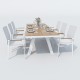 IdealPatio - Обеденная группа Ideal Patio Mirra Sola 220 Цвет: белый IdealPatio - Обеденная группа Ideal Patio Mirra Sola 220 Цвет: белый
