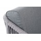 4SIS - Кресло 4SIS Канны из роупа Цвет: белый, светло-серый, Neo ash 4SIS - Кресло 4SIS Канны из роупа Цвет: белый, светло-серый, Neo ash