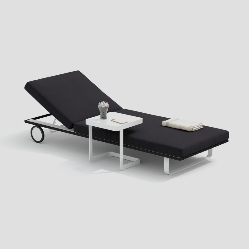 IdealPatio - Шезлонг Ideal Patio Costa Цвет: белый, антрацит IdealPatio - Шезлонг Ideal Patio Costa Цвет: белый, антрацит