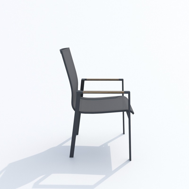 IdealPatio - Обеденная группа Ideal Patio Mirra Sola 220 Цвет: карбон, серый IdealPatio - Обеденная группа Ideal Patio Mirra Sola 220 Цвет: карбон, серый