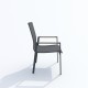 IdealPatio - Обеденная группа Ideal Patio Mirra Sola 220 Цвет: карбон, серый IdealPatio - Обеденная группа Ideal Patio Mirra Sola 220 Цвет: карбон, серый