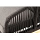 4SIS - Кресло 4SIS Канны из роупа Цвет: дуб, темно-серый 4SIS - Кресло 4SIS Канны из роупа Цвет: дуб, темно-серый