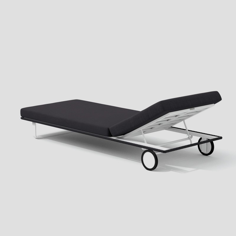 IdealPatio - Шезлонг Ideal Patio Costa Цвет: белый, антрацит IdealPatio - Шезлонг Ideal Patio Costa Цвет: белый, антрацит