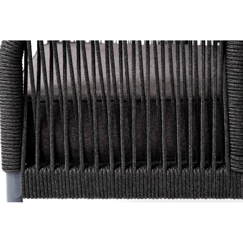 4SIS - Кресло 4SIS Канны из роупа Цвет: темно-серый, Savana grafit 4SIS - Кресло 4SIS Канны из роупа Цвет: темно-серый, Savana grafit