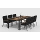 Gardenini - Обеденная зона Gardenini Bella Calma S 220 Цвет: Карбон, чёрный