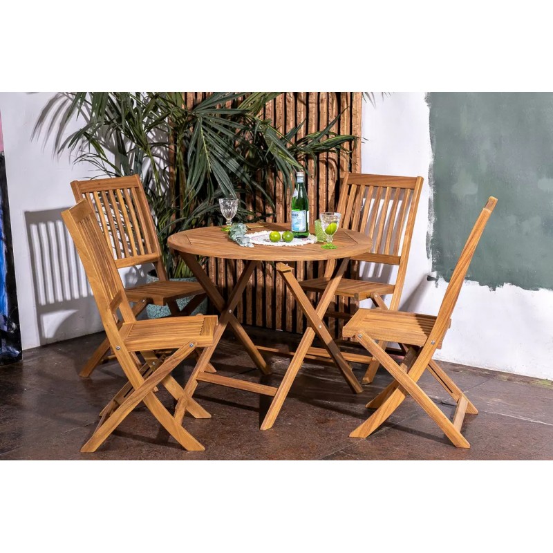 Joygarden - Стол из акации Joygarden Oxford складной 90 см Joygarden - Стол из акации Joygarden Oxford складной 90 см