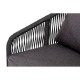 4SIS - Кресло 4SIS Канны из роупа Цвет: темно-серый RAL7024, Savana grafit 4SIS - Кресло 4SIS Канны из роупа Цвет: темно-серый RAL7024, Savana grafit