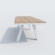 IdealPatio - Обеденная группа Ideal Patio Mirra Sola 220 Цвет: белый IdealPatio - Обеденная группа Ideal Patio Mirra Sola 220 Цвет: белый