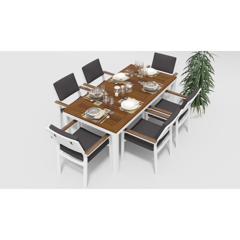 Gardenini - Обеденная зона Gardenini Bella Calma S 180 Цвет: Белый, антрацит