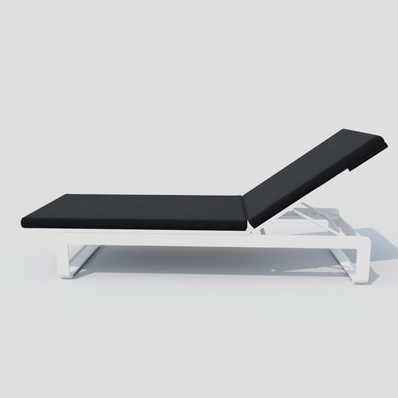 IdealPatio - Шезлонг Ideal Patio Letto Цвет: белый, антрацит IdealPatio - Шезлонг Ideal Patio Letto Цвет: белый, антрацит