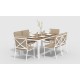 Gardenini - Обеденная зона Gardenini Bella Calma S 180 Цвет: Белый, бежевый