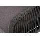4SIS - Кресло 4SIS Канны из роупа Цвет: темно-серый, Savana grafit 4SIS - Кресло 4SIS Канны из роупа Цвет: темно-серый, Savana grafit