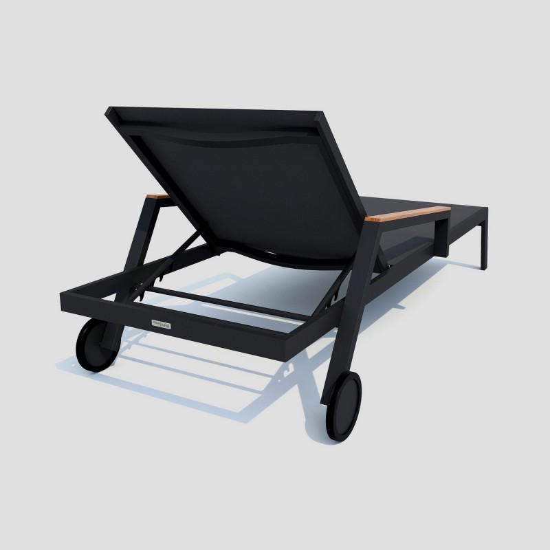 IdealPatio - Шезлонг Ideal Patio Sponda Цвет: карбон, серый IdealPatio - Шезлонг Ideal Patio Sponda Цвет: карбон, серый