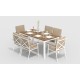 Gardenini - Обеденная зона Gardenini Bella Calma S 180 Цвет: Белый, бежевый