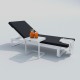 IdealPatio - Шезлонг Ideal Patio Letto Цвет: белый, антрацит IdealPatio - Шезлонг Ideal Patio Letto Цвет: белый, антрацит