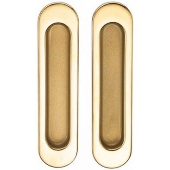 Ручка для раздвижных дверей SILLUR A-K05-V0 P.GOLD/S.GOLD золото