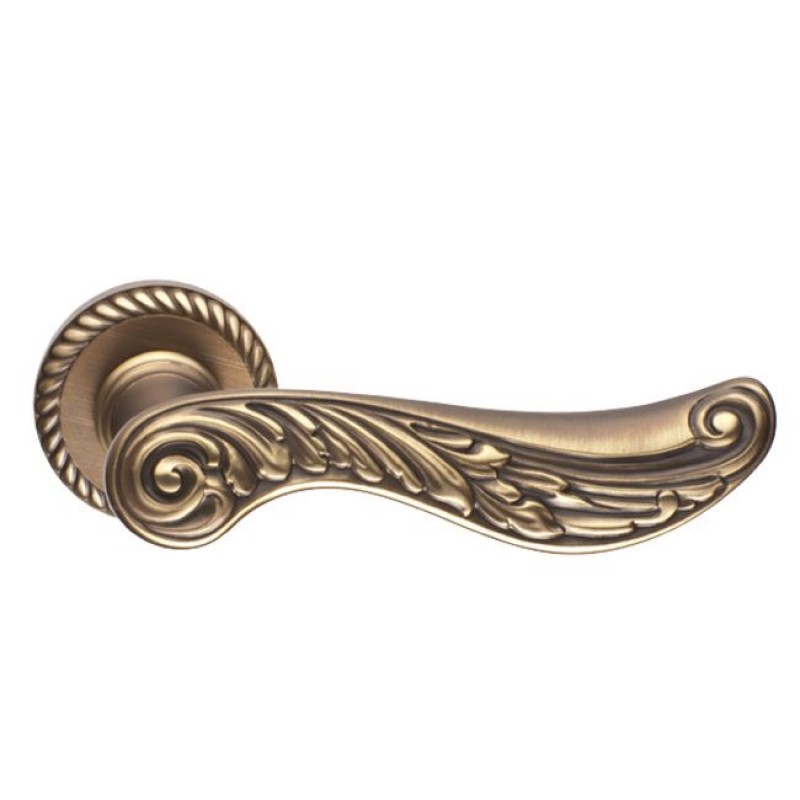 Mandelli - Ручка дверная на круглой розетке MANDELLI 1661 SIXTY MBR матовая бронза Mandelli - Ручка дверная на круглой розетке MANDELLI 1661 SIXTY MBR матовая бронза