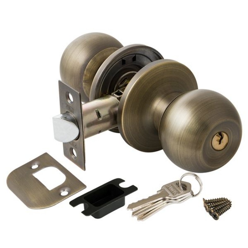 Punto - Ручка защелка 6072 MAB-E (кл./фик.) мат. бронза Punto - Ручка защелка 6072 MAB-E (кл./фик.) мат. бронза