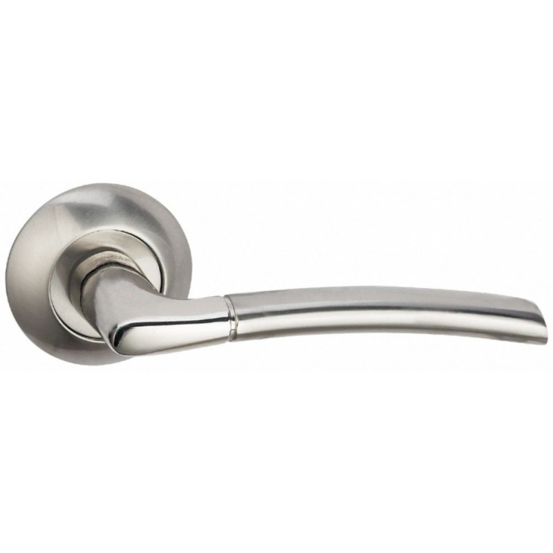 Bussare - Дверная ручка BUSSARE FINO A-13-10 CHROME/S.CHROME Хром/хром матовый