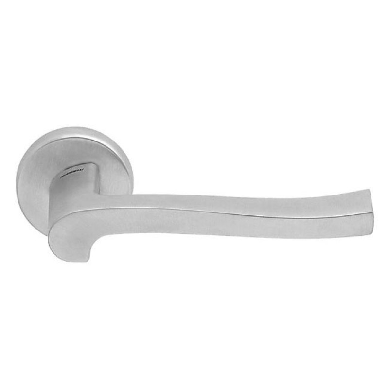 Mandelli - Ручка дверная на круглой розетке MANDELLI 1071 OLA 26D матовый хром Mandelli - Ручка дверная на круглой розетке MANDELLI 1071 OLA 26D матовый хром