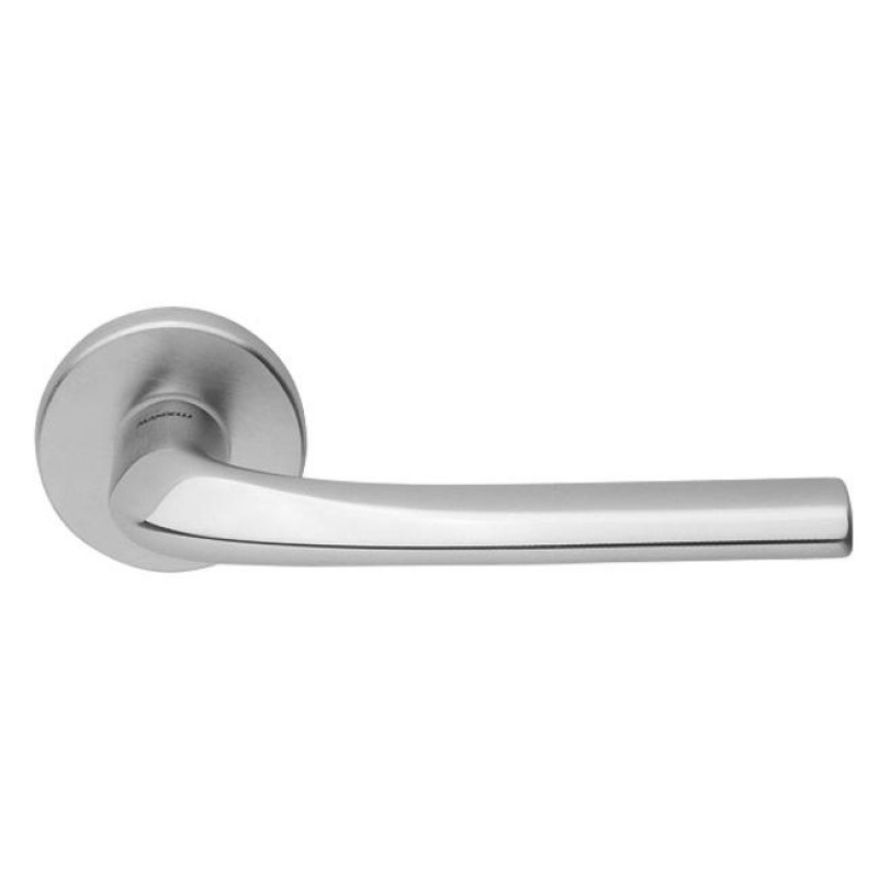 Mandelli - Ручка дверная на круглой розетке MANDELLI 721 FILO 26/26D хром/матовый хром Mandelli - Ручка дверная на круглой розетке MANDELLI 721 FILO 26/26D хром/матовый хром
