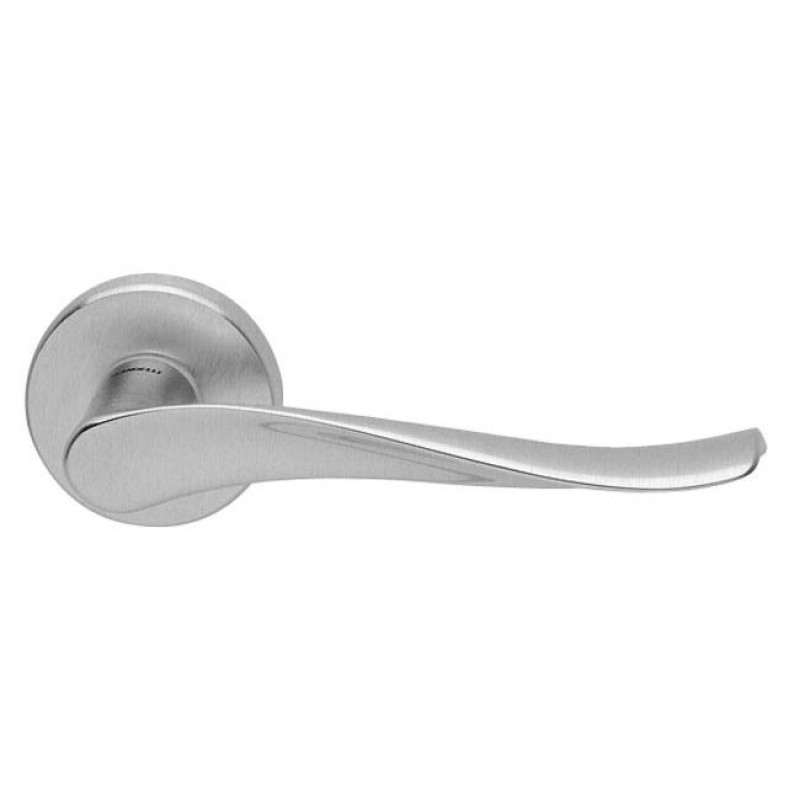 Mandelli - Ручка дверная на круглой розетке MANDELLI 731 SPIN 26D матовый хром Mandelli - Ручка дверная на круглой розетке MANDELLI 731 SPIN 26D матовый хром