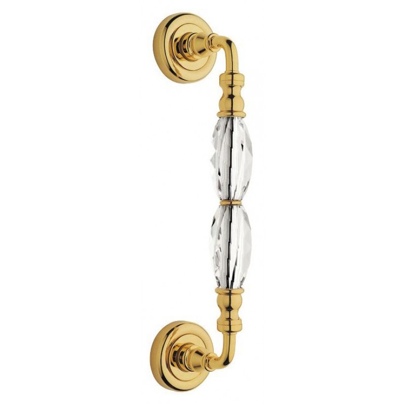 Linea Cali - Ручка дверная скоба Linea Cali DIAMANTE 905 MN OZ золото 24K глянцевое (200 мм) Linea Cali - Ручка дверная скоба Linea Cali DIAMANTE 905 MN OZ золото 24K глянцевое (200 мм)