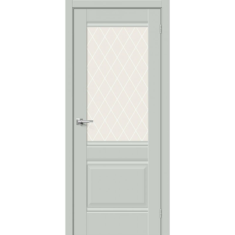Bravo - Прима-3 Grey Matt White Сrystal