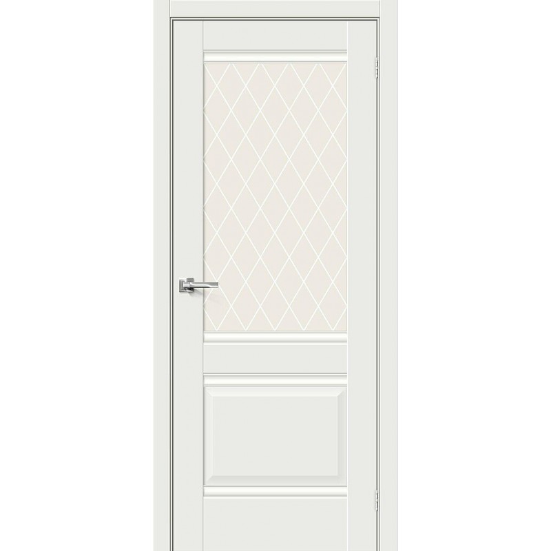 Bravo - Прима-3 White Matt White Сrystal