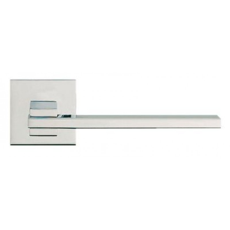 Linea Cali - Дверная ручка LINEA CALI SLIM 1110 RO 019 на квадратной розетке CR хром глянцевый Linea Cali - Дверная ручка LINEA CALI SLIM 1110 RO 019 на квадратной розетке CR хром глянцевый