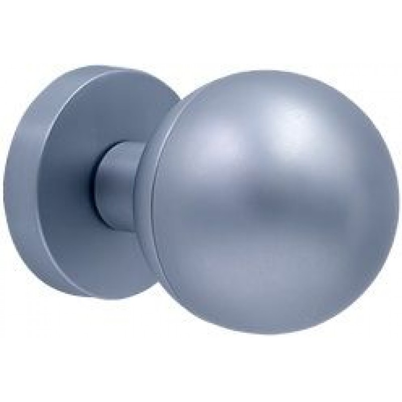 - Дверная ручка-кноб PIRUETTE ORION L146 MATTE CHROME матовый хром