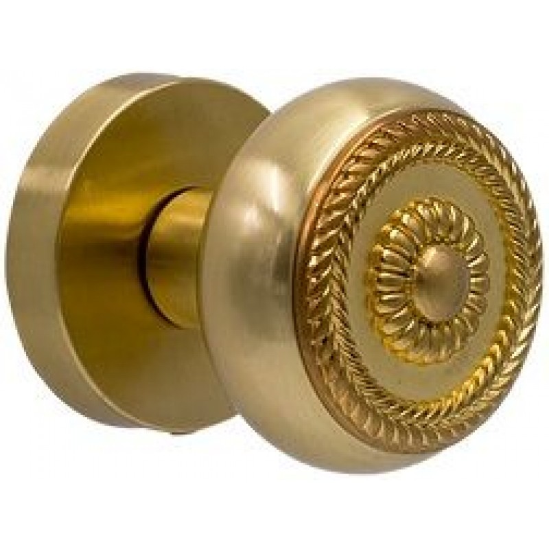 - Дверная ручка-кноб PIRUETTE SIRIUS L149 MATTE BRASS матовая латунь