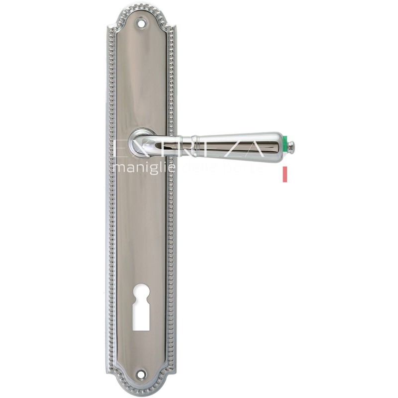 Extreza - Дверная ручка Extreza PETRA (Петра) 304 на планке PL03 KEY полированный хром F04 Extreza - Дверная ручка Extreza PETRA (Петра) 304 на планке PL03 KEY полированный хром F04