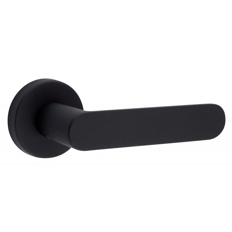 Fimet - Дверная ручка FIMET SHAPE 1320/232 на круглой розетке, черный NO Fimet - Дверная ручка FIMET SHAPE 1320/232 на круглой розетке, черный NO