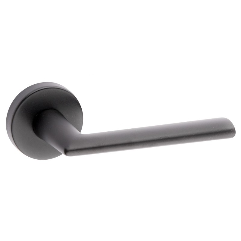 Fimet - Дверная ручка FIMET SLIM 1063/273 на круглой розетке, черный NO Fimet - Дверная ручка FIMET SLIM 1063/273 на круглой розетке, черный NO